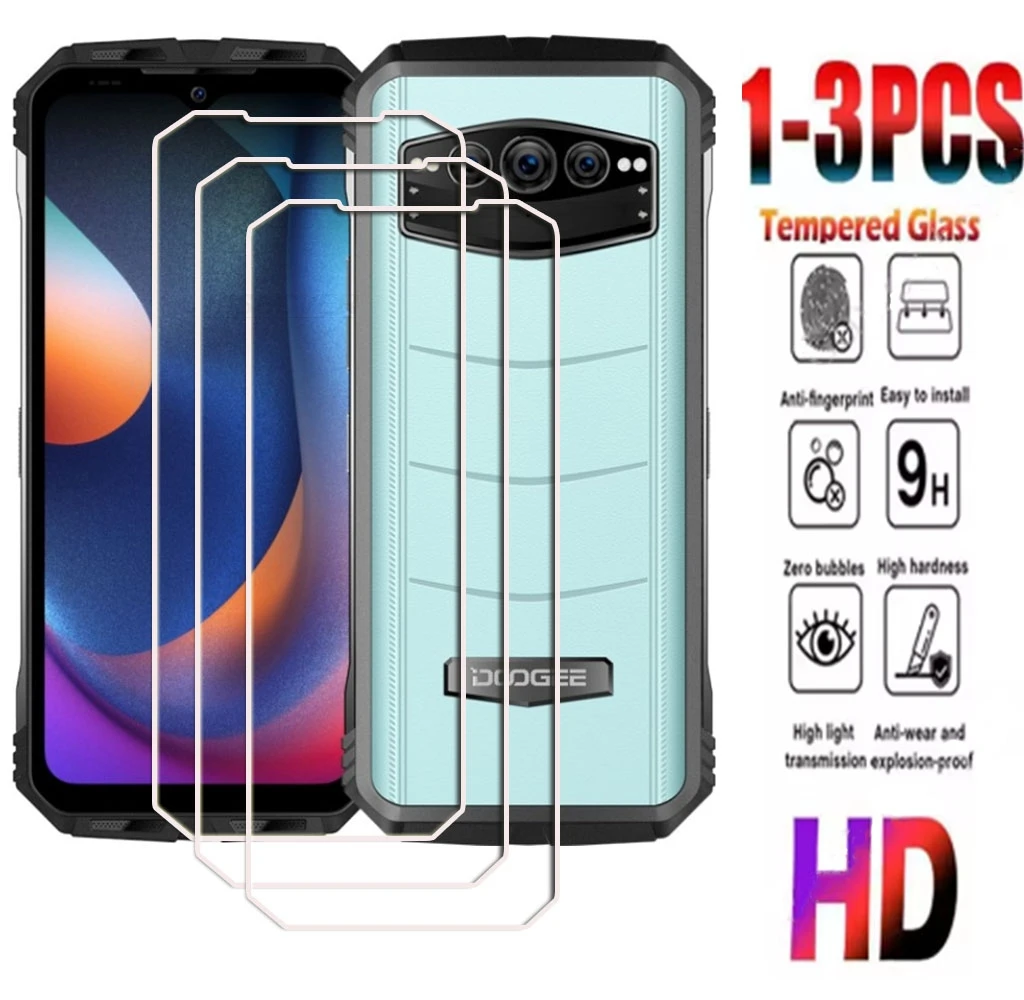 1-3PCS 9H HD Tempered Glass For Doogee S100 Pro 6.58" Doogee S100Pro V Max VMax V30T V30 5G Screen Protector Cover Film