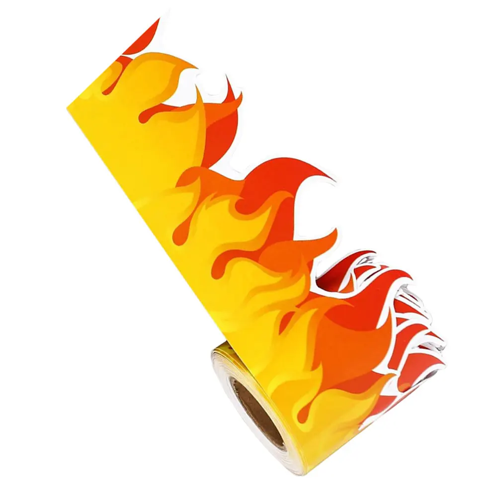 

Flame Border Sticker Bulletin Board Decor Classroom Black Stickers Craft Teaching Tools DIY Projects School Ideas