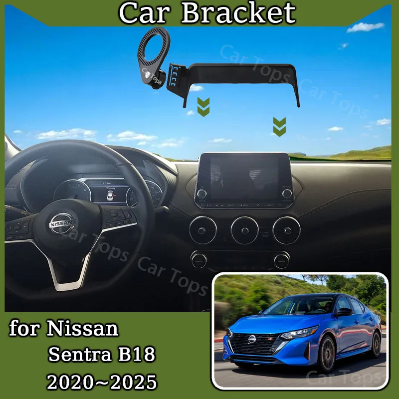 

Car Mobile Phone Holder for Nissan Sentra B18 2020~2025 MagSafe Magnetic Bracket GPS Navigation Gravity Stand Auto Accessories