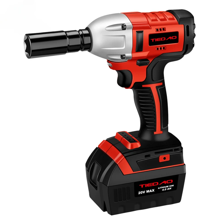 Cordless Impact Wrench 1/2 Cordless Impact Wrench with 3000Ah 4000Ah 6000Ah Lithium Battery TCW2005