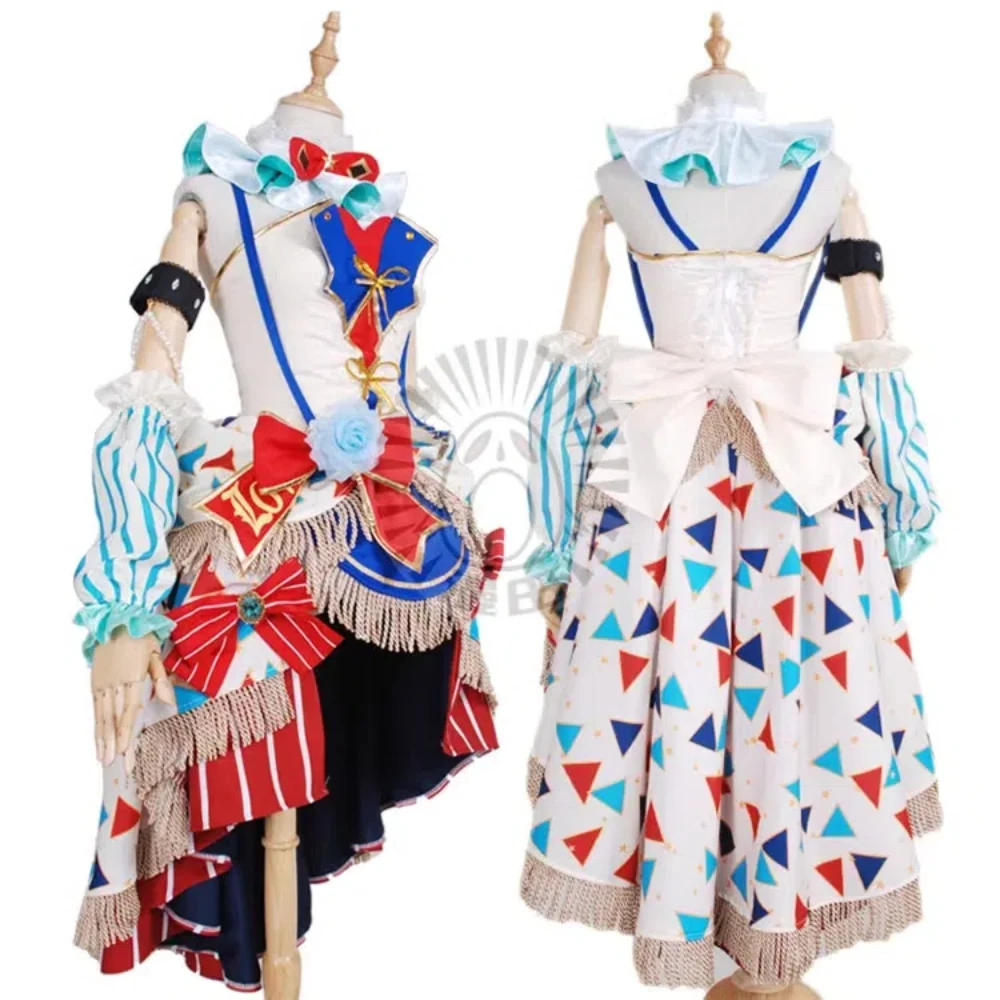 COSMART Love Live! Ayase Eli Circus Chapter Cosplay Costume Cos Game Anime Party Uniform Hallowen Play Role Clothes Clothing