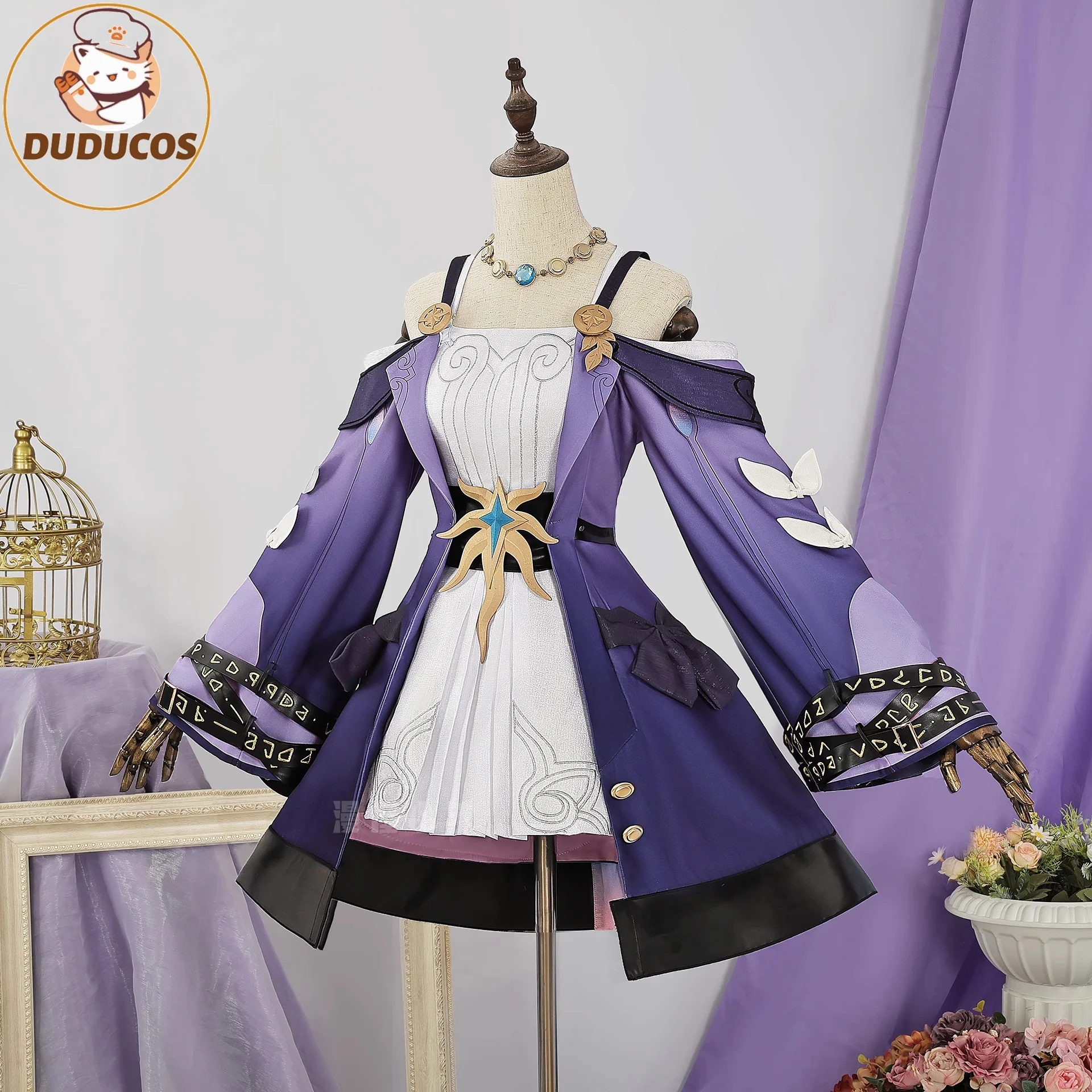 هونكاي: زي ستار رايل سيرين التأثيري زي الهالوين كرنفال حفلة عيد الميلاد لعب الأدوار ملابس الملابس للنساء #2