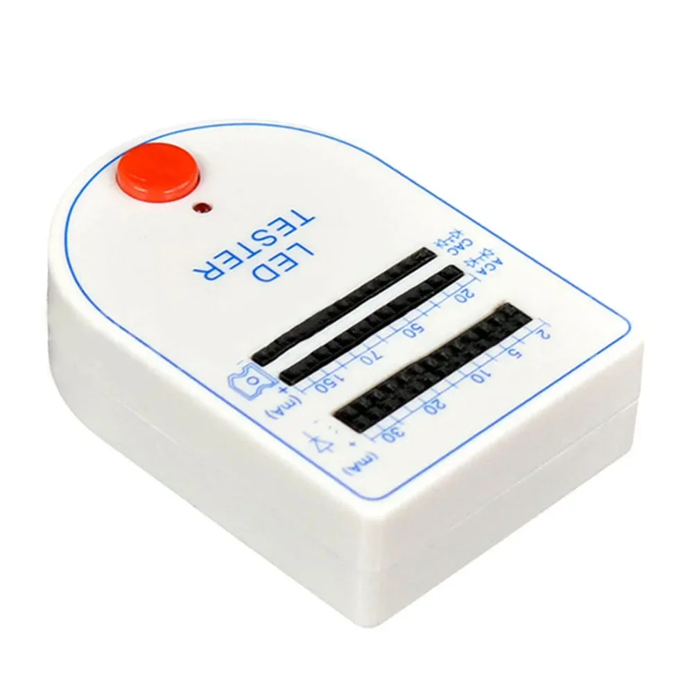 Portable LED Tester for Handheld Testing of LED Bulbs and Batteries with Portable Design and Wide Test Range (2~150mA)