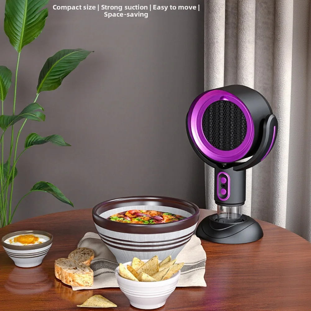 For Indoor Hot Pot Barbecue Exhaust Fan with Detachable Range Hood Desktop Air Purifier 30x23x17cm Dual Speed Setting