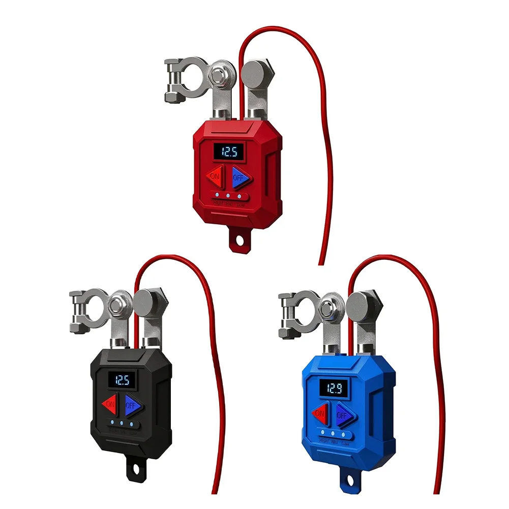 Remote Battery Disconnect Switch DC 12V/24V 120A Power Shut Off Switch Remote Control Switch For Car Truck
