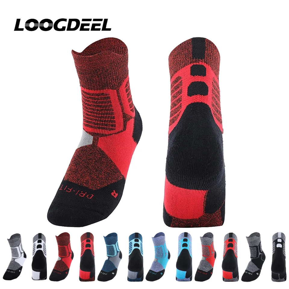 Loogdeel Professional Qutdoor Sport Cycling Socks Football Basketball Soccer Trekking Running Socks Men Women