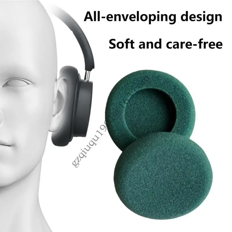 2pcs повторно используемые наушники наушники наушники ушные подушки с потом Presescent Easy Clean для игровых наушников Earpad