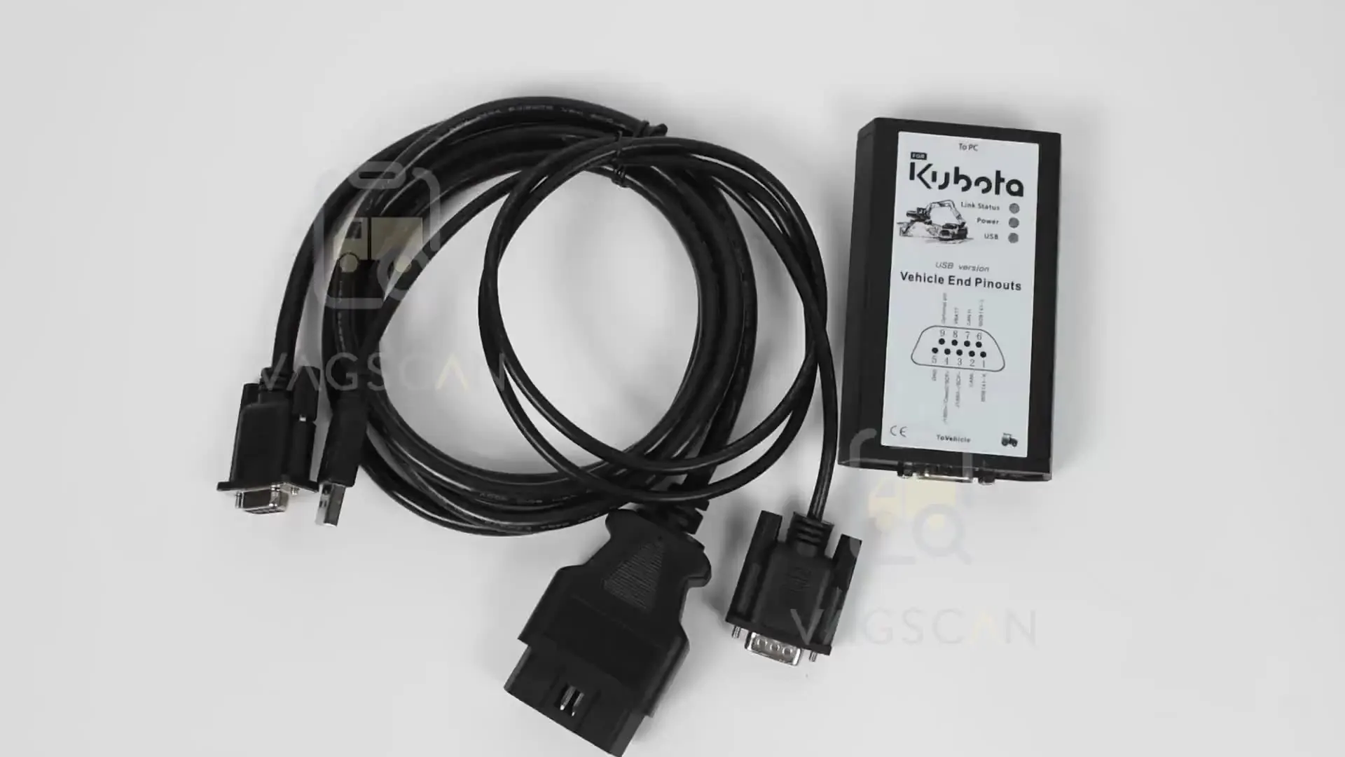 For Kubota no software Diagmaster For Takeuchi Python interface DIAGNOSTIC KIT (PYTHON)