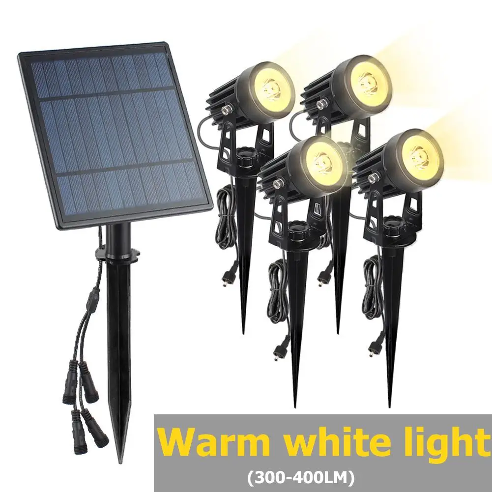 LED Solar Spike Spot Lichter Sonnenlicht Outdoor Garten IP65 Wasserdichte Lampen Landschaft Beleuchtung Für Pathway Hof Wohnkultur