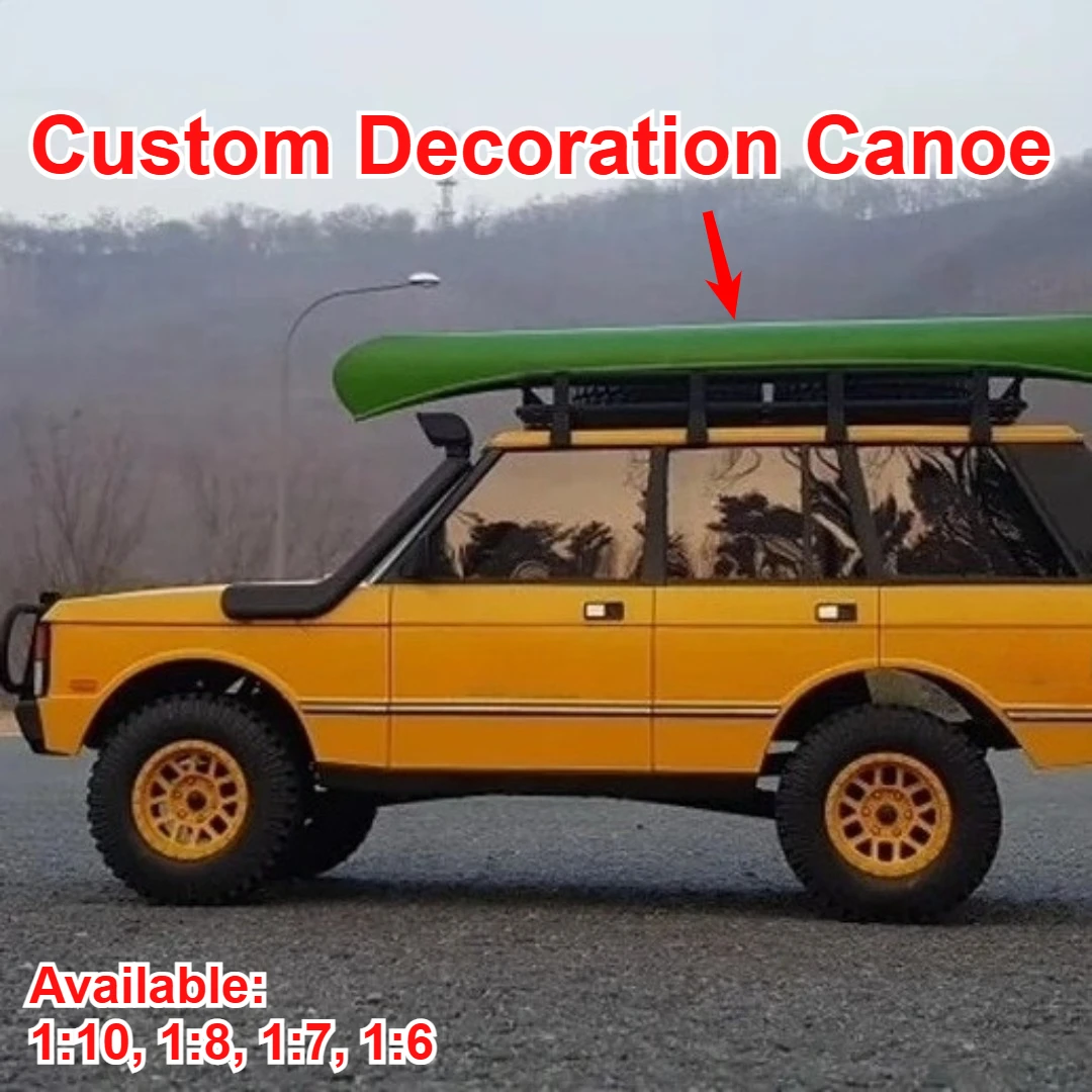 For 1/6 1/7 1/8 1/10 RC Crawler Custom Scale Simulated Canoe Realistic Ornament Decorative Styling Decor Upgrade Accessories