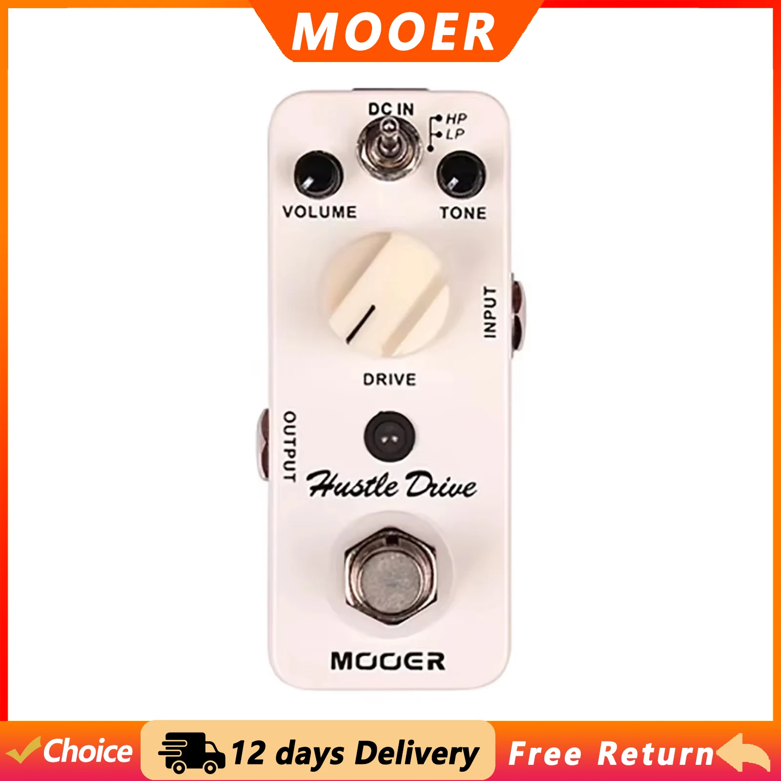 pedale-d'effet-de-distorsion-pour-guitare-mooer-hustle-drive-son-de-distorsion-a-l'aspect-tube-2-modes-de-fonctionnement-pieces-et-accessoires-pour-guitare-electrique