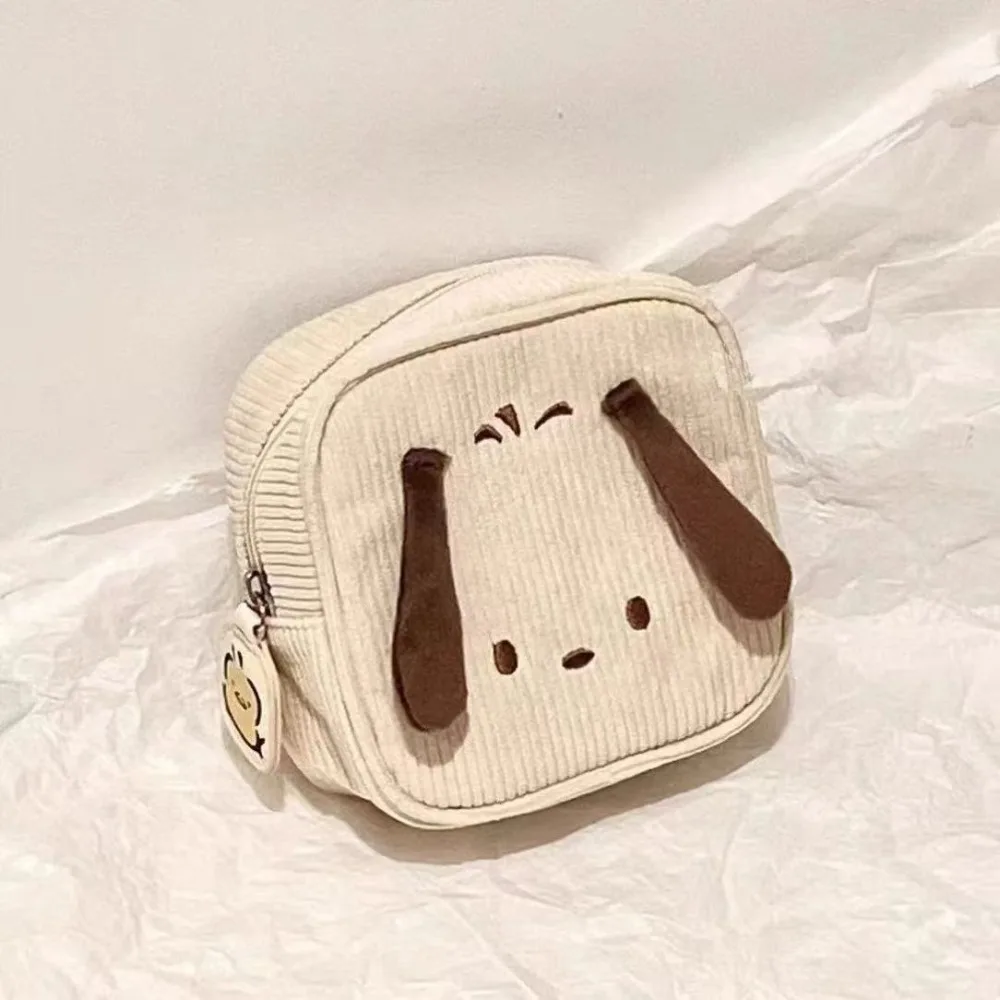 Bolsa de almacenamiento de dibujos animados para niña, bolsa de almacenamiento de maquillaje y lavado con cambio de perro Pacha de alta belleza