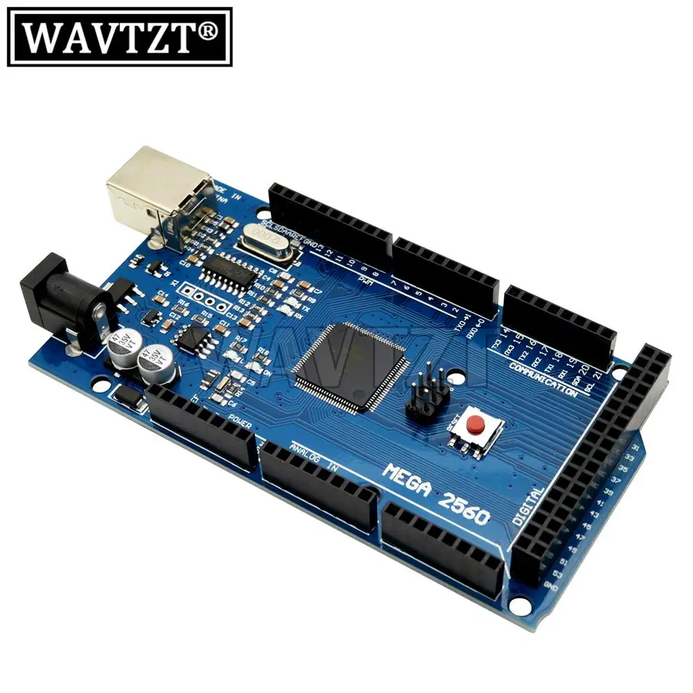 WAVTZT MEGA2560 MEGA 2560 R3 (ATmega2560-16AU CH340G) AVR USB board Development board MEGA2560 for arduino