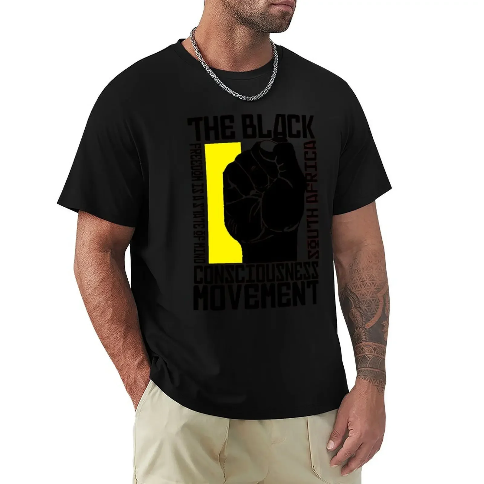 

Black Consciousness Movement (BCM) T-Shirt Aesthetic clothing vintage anime shirt mens clothes