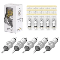 Agujas para cartuchos de tatuaje Quelle RL/RM/RS # Aguja de tatuaje de seguridad esterilizada desechable de 0,35 0,30 mm 20/50 piezas para máquina de tatuaje