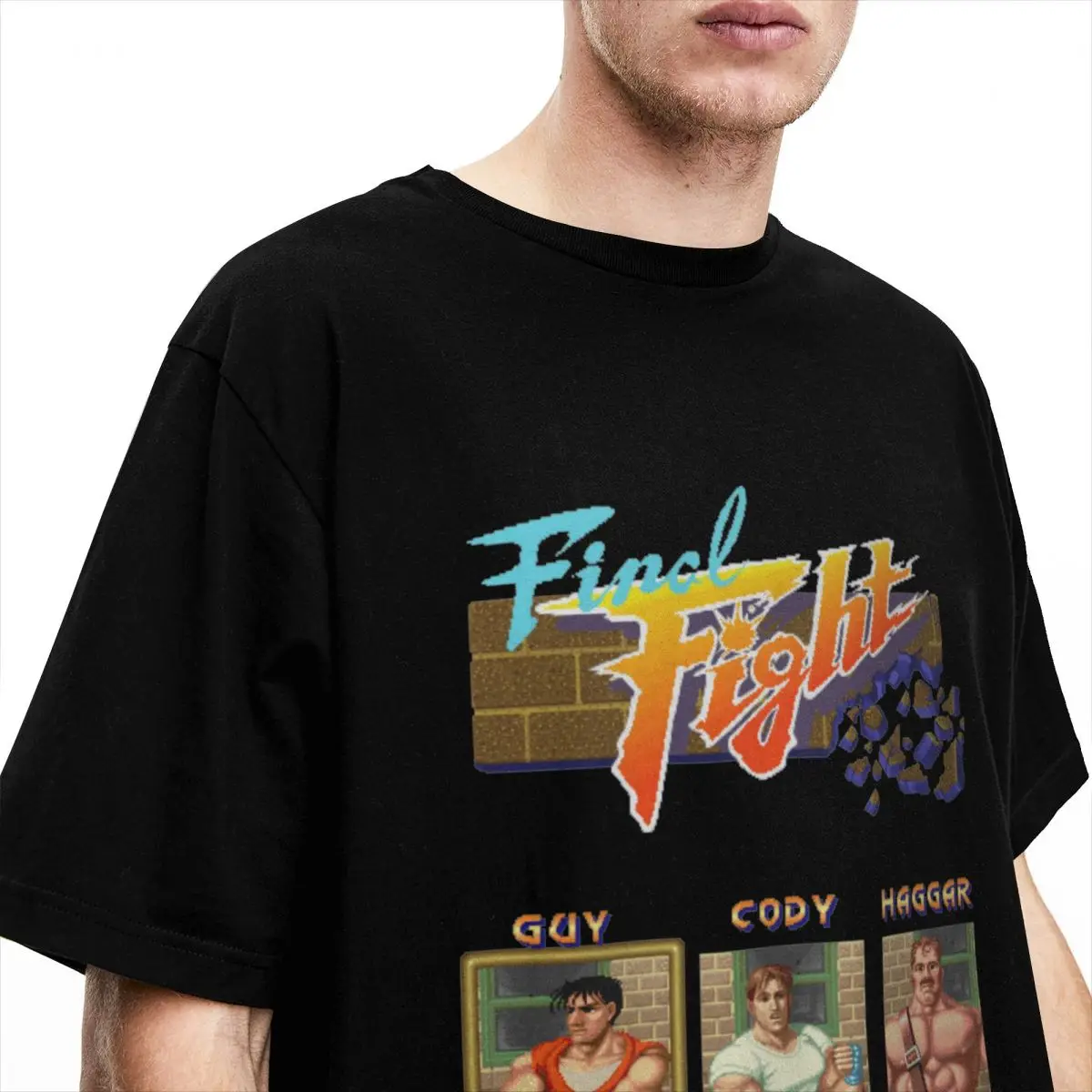 Final Fight Stuff Shirt for Men Women Hipster Pure Cotton Tees Round Collar Short Sleeve Birthday Gift Cloth