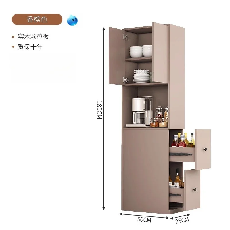 H3-20  side cabinet ultra-thin and extremely narrow pull-out cabinet side crack pull basket rock slab high cabinet