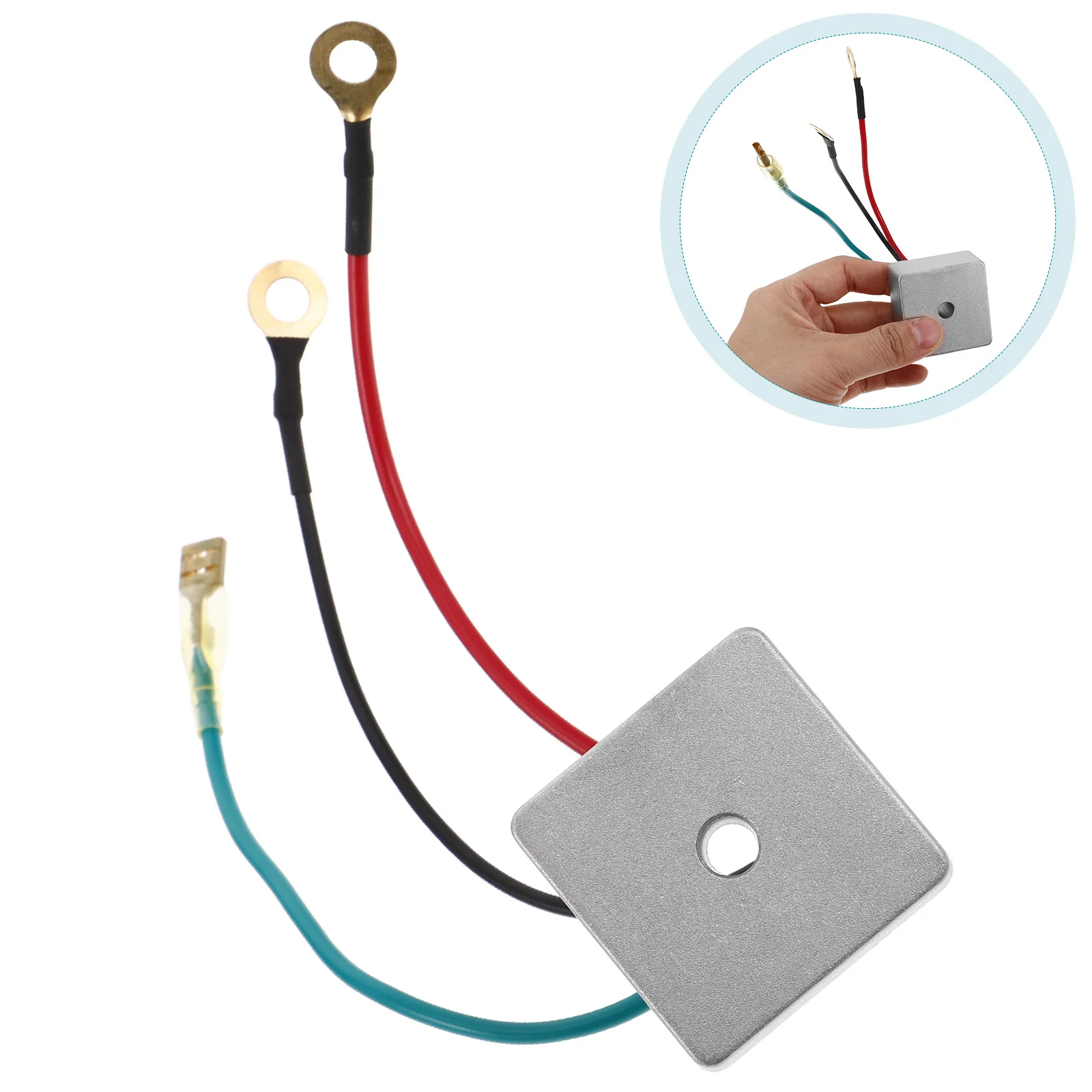 Ezgo عربة جولف الجهد المنظم المعدل سهلة التركيب الجهد المستقر الناتج طويلة الأمد المتانة أجزاء عربة الغولف