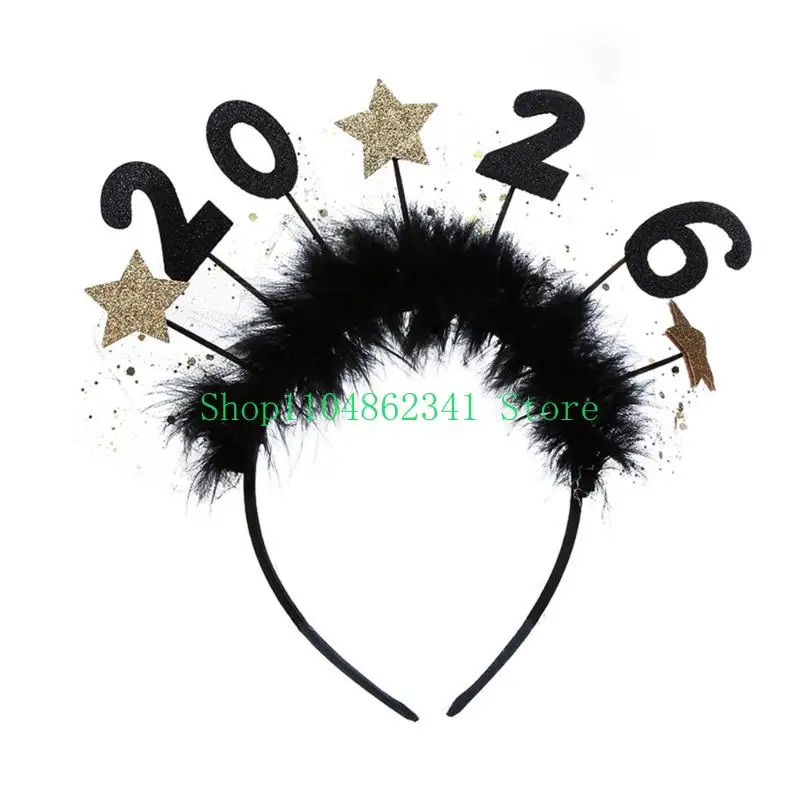 

5asd Glow Star Hair Accessory Lightweight Design Perfect for New Year Celebrations 2026