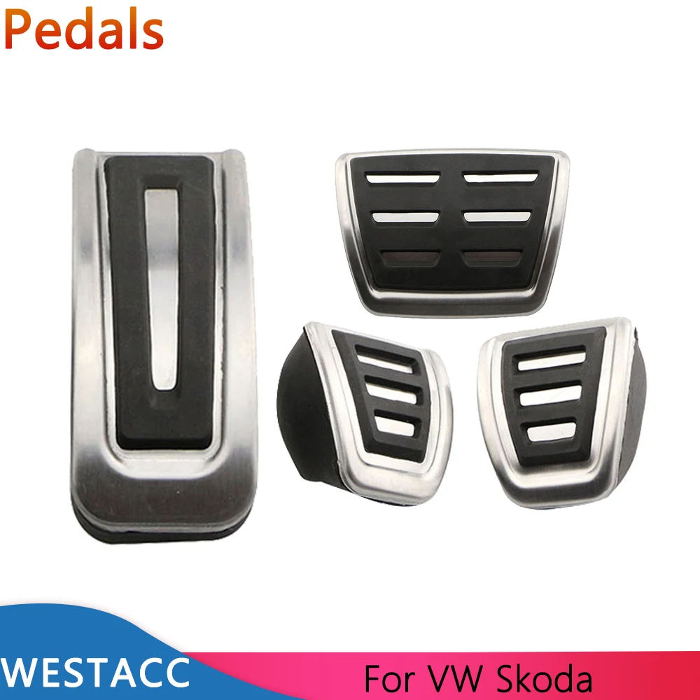 Car Pedals Gas Brake Pedal Cover for Volkswagen VW Golf 3 4 Polo 9N3 SKODA Octavia SEAT Ibiza Fabia Audi A1 A2 A3 GTI TT