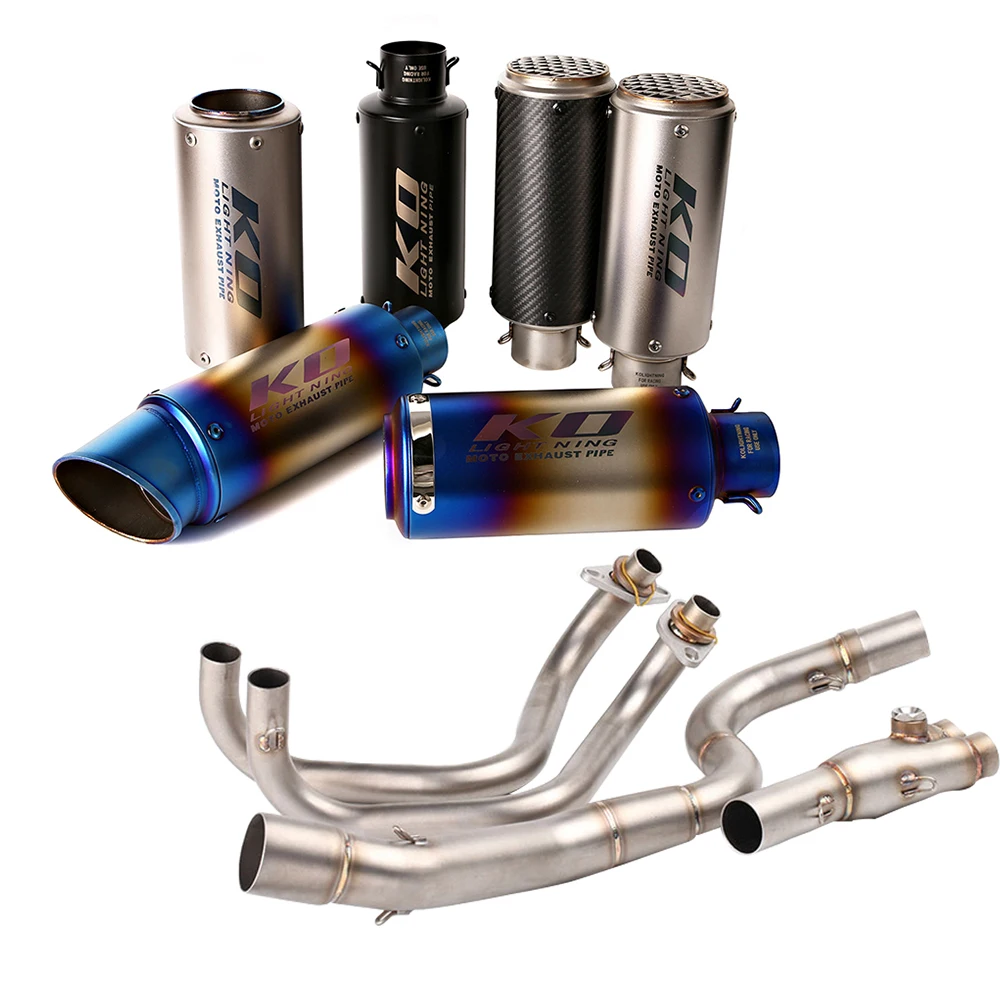 

Slip On For kawasaki Ninja z250 Ninja 250 300 2013-2016 Motorcycle Exhaust Escape System Header Pipe Muffler Stainless Steel