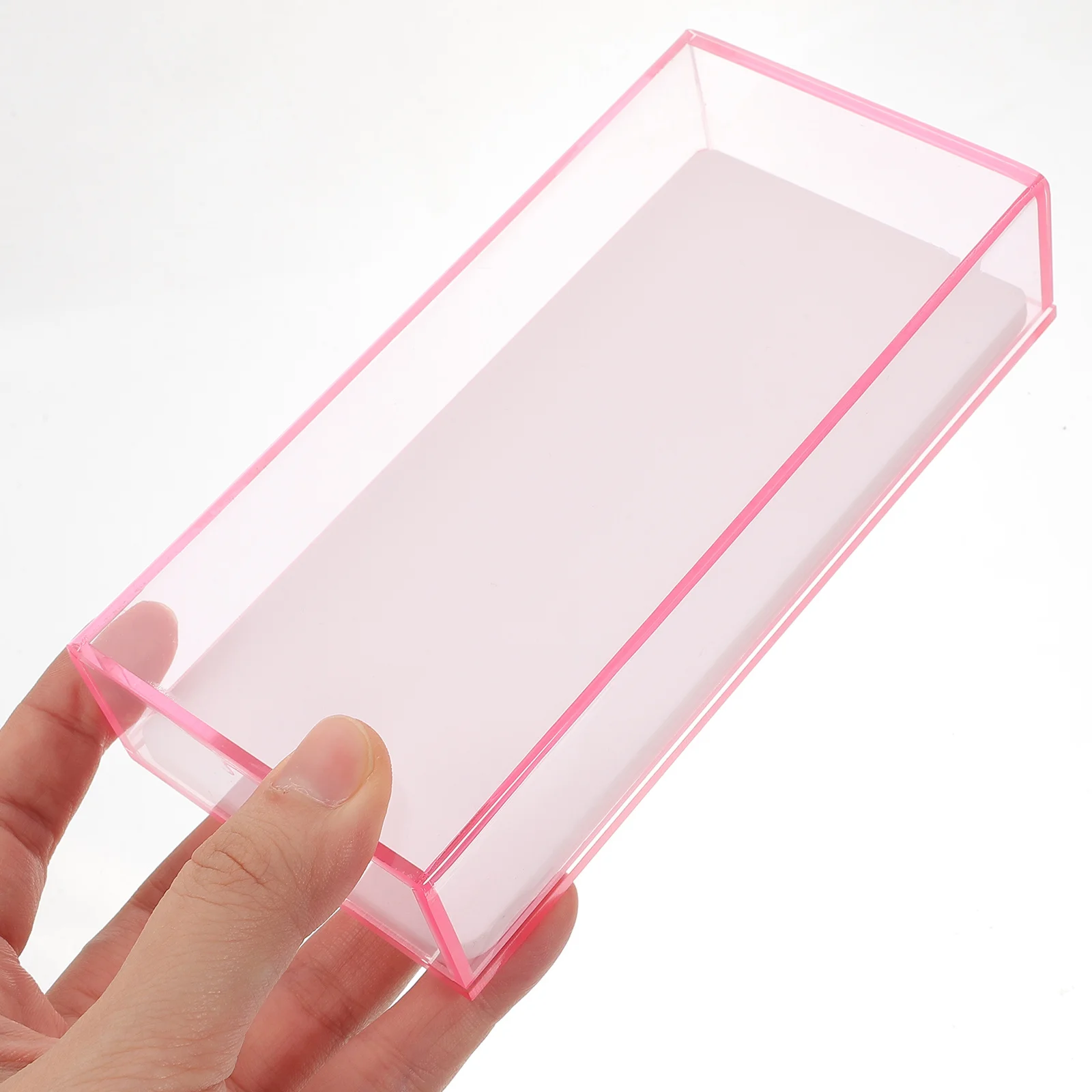 Akrylowe pudełko do przechowywania rzęs Przezroczyste etui Pojemnik na sztuczne rzęsy Organizer na kosmetyki Pudełko do przechowywania rzęs