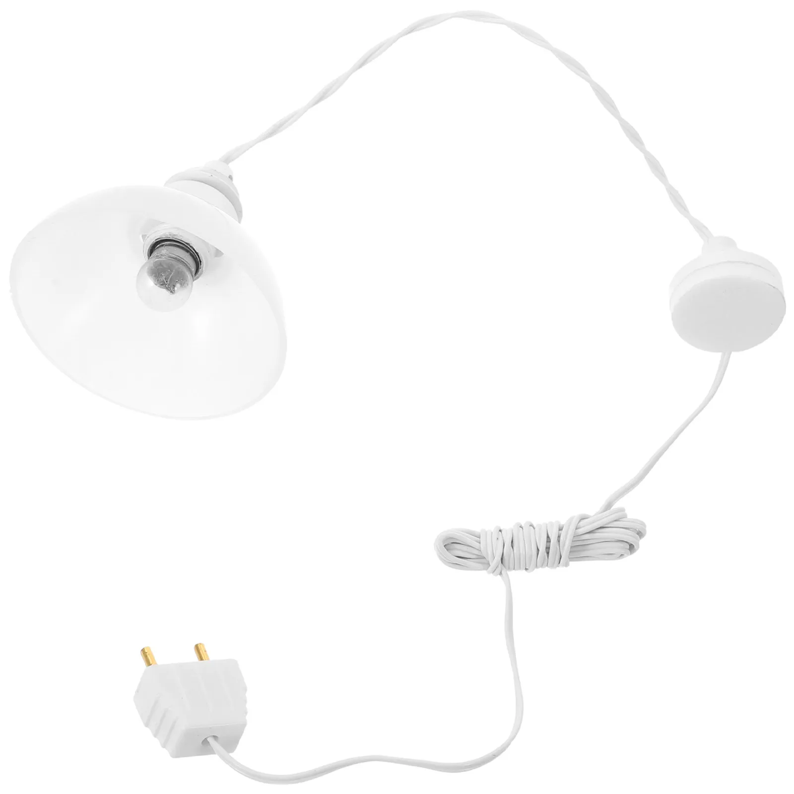 

Mini Chandelier Dollhouse Ceiling Light Hanging Lamp White 1 12 Scale Miniature Furniture Scene Decoration Working