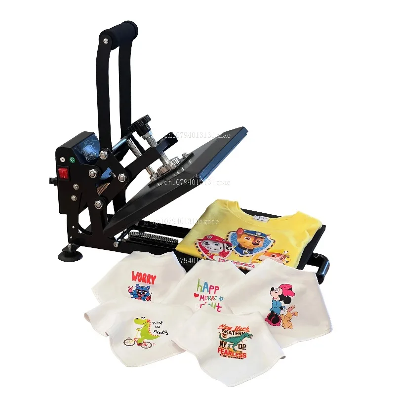 A4 Clamshell Manual Pull-Out Heat Press Machine for T-Shirts, Fabrics & HTV Transfers - view 3