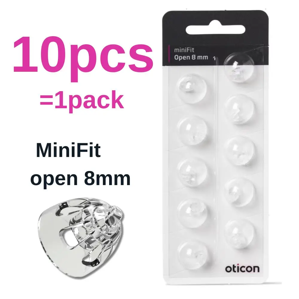 

Hearing Aid Domes Replacements Oticon Minifit Open Domes 6mm/8mm/10 mm for Oticon hearing aid