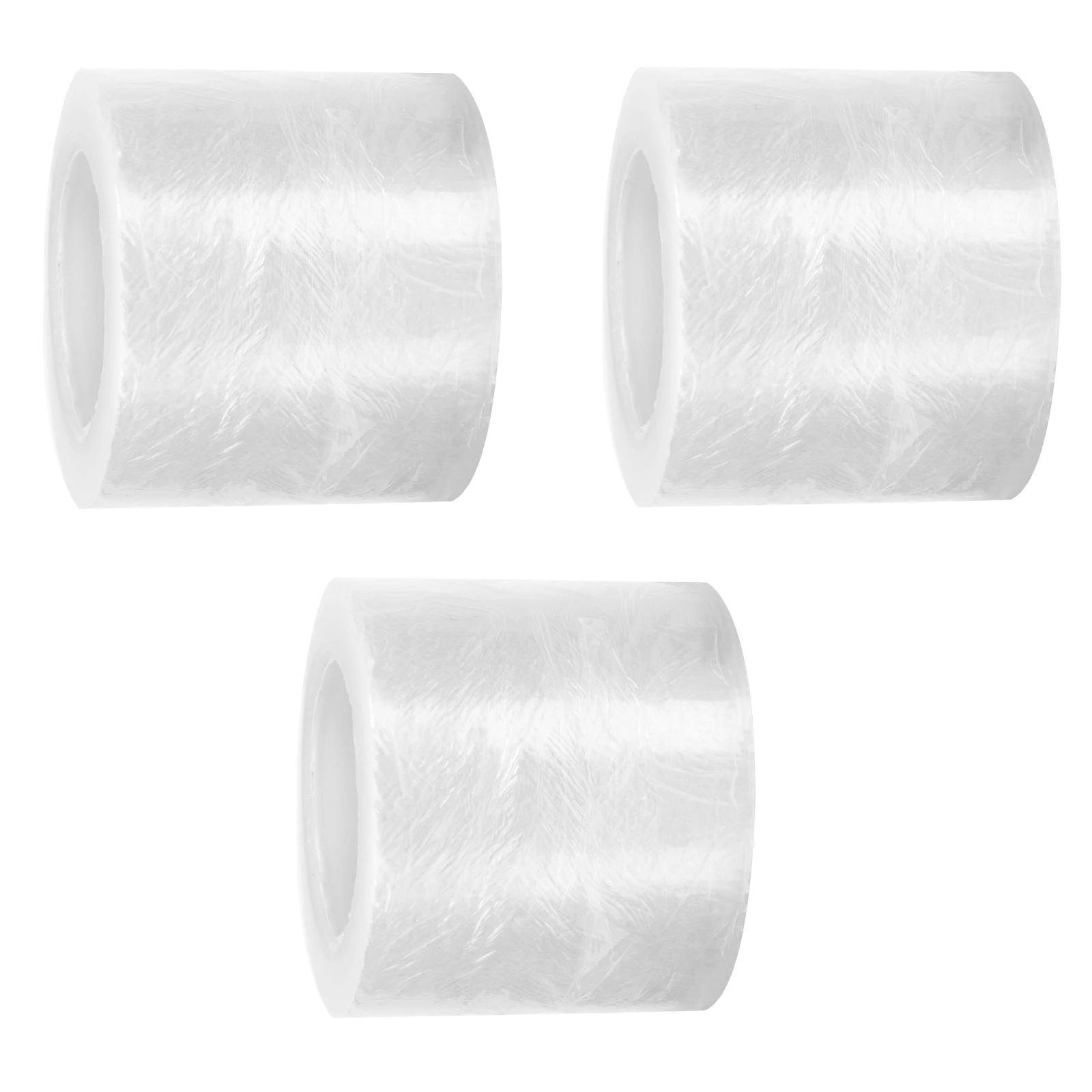 3 Rolls Remove Eyelash Cling Film Tattoo Eyebrow Lip Film Smooth Elastic Cover for Grafting