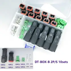 DT Connector DT04/06-2P/S 1.5 MM Waterproof Automotive Wire Deutsch Connector German kit Male And Female Plug And Socket
