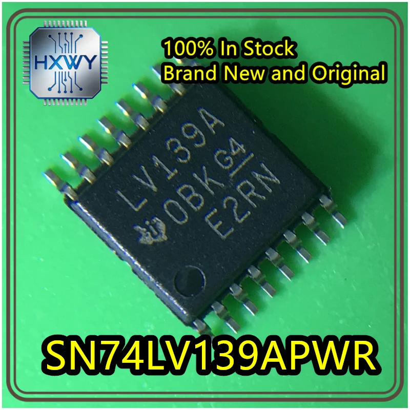 (10/50 pieces) SN74LV139APWR LV139A TSSOP-16 Dual 2-to-4 Line Decoder/Demultiplexer Chip Brand New Original Stock