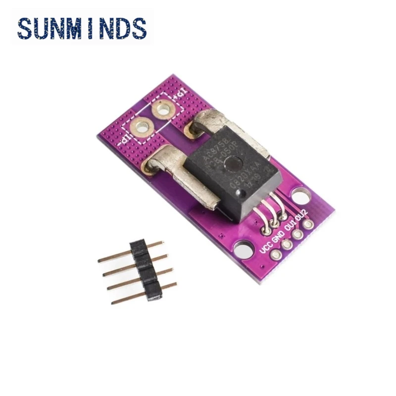 1pcs Hall Current Sensor  ACS758LCB-050B-PFF-T Linear Current Sensor Module