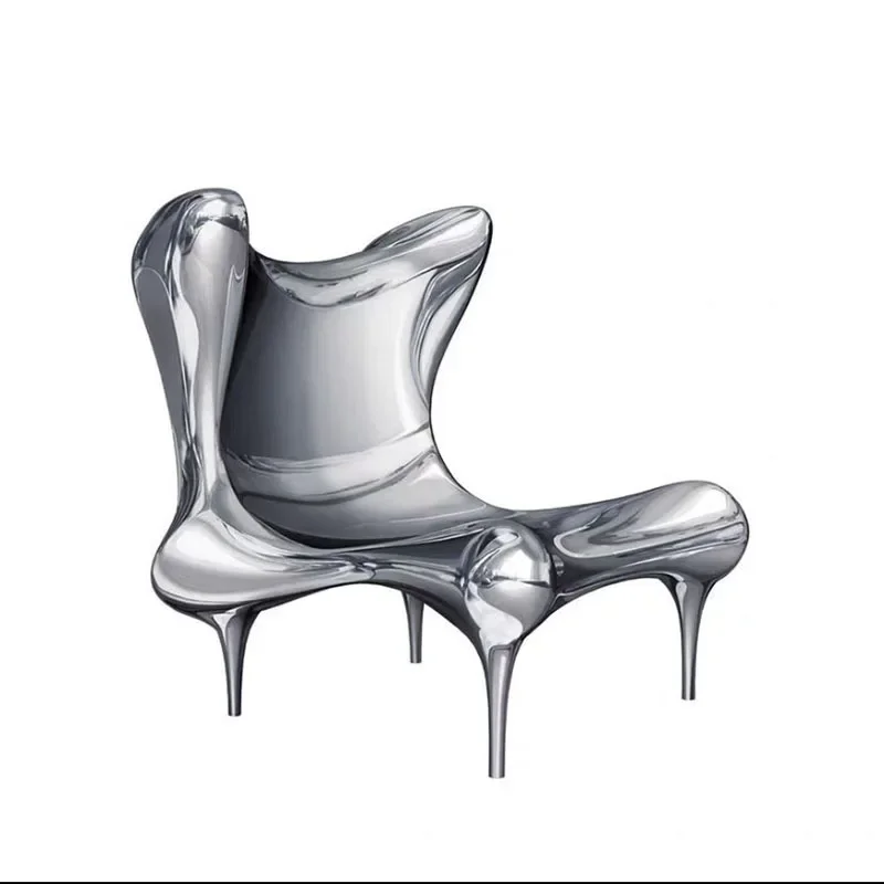 

High Heels Leisure Chair Bedroom Backrest Chair Art Villa Model Room Living Room Photography