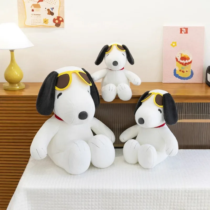 

Miniso Sunglasses Snoo Doll Cute Plush Toys Soft Sleeping Pillow Home Decorations for Girls Best Birthday Gift Christmas Gift