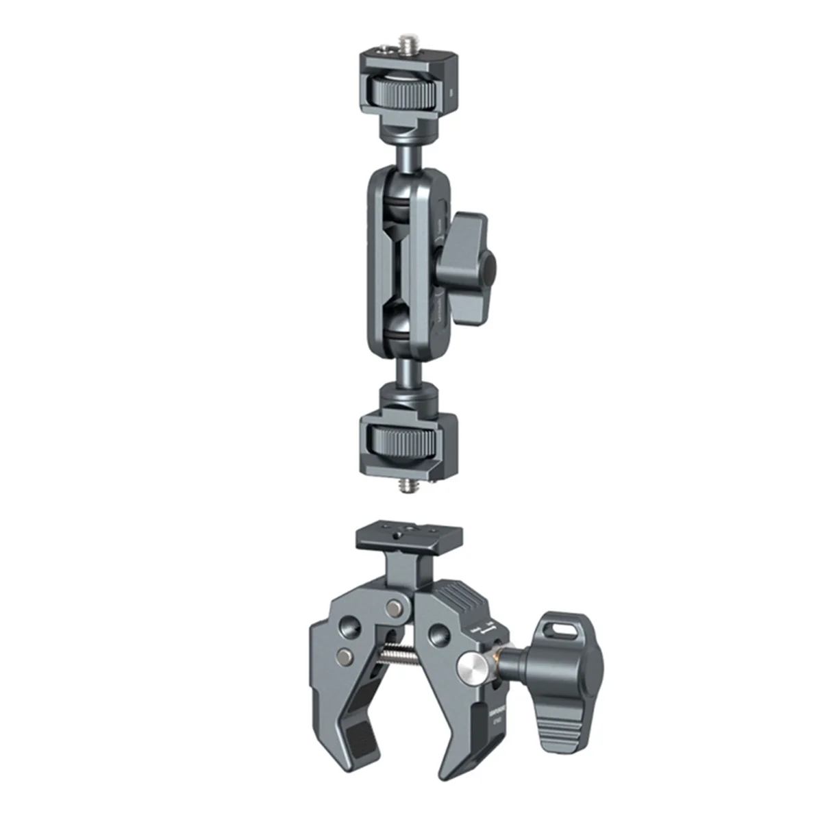 

Multifunctional Crab Claw Super Clamp with NATO Base Powerful Fixed Clamp for DSLR Camera Monitors Mic Led Lights-A HOT