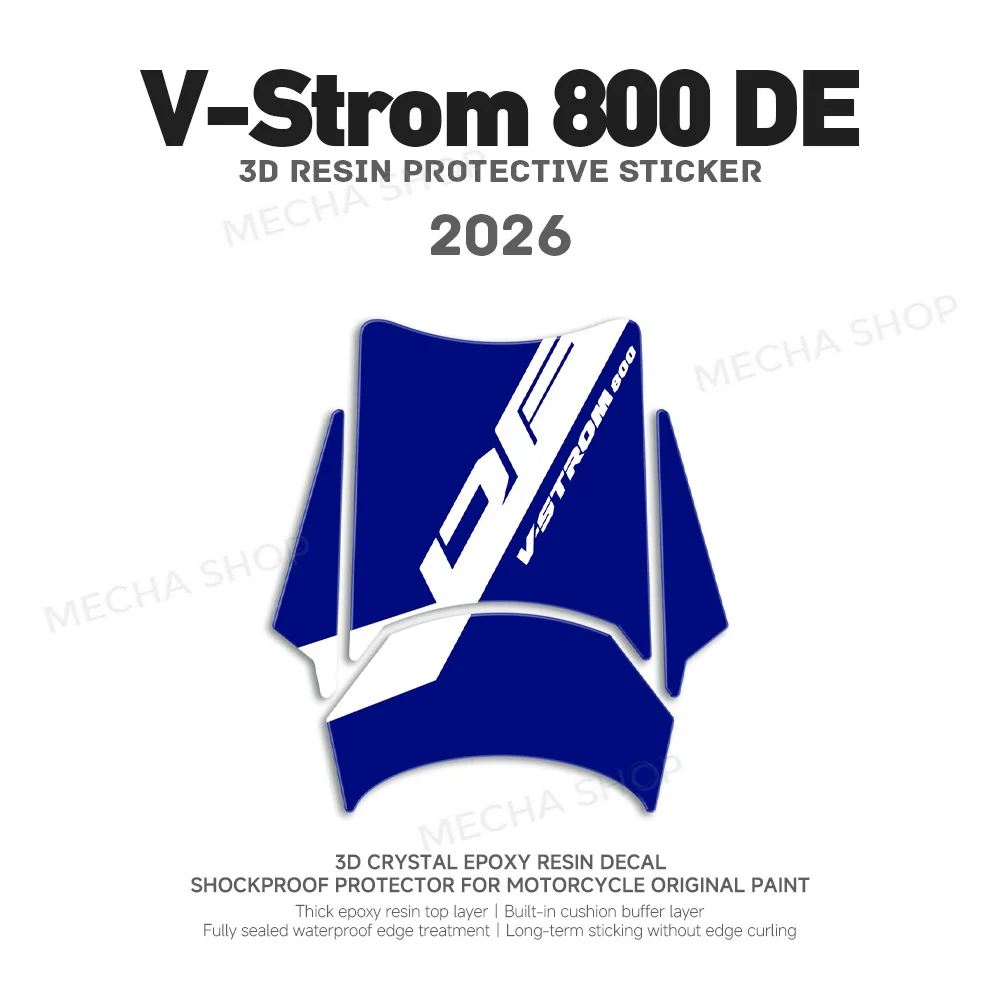 For V-Strom 800 DE 2023 2024 2025 2026 Tank Mat Sticker Kit