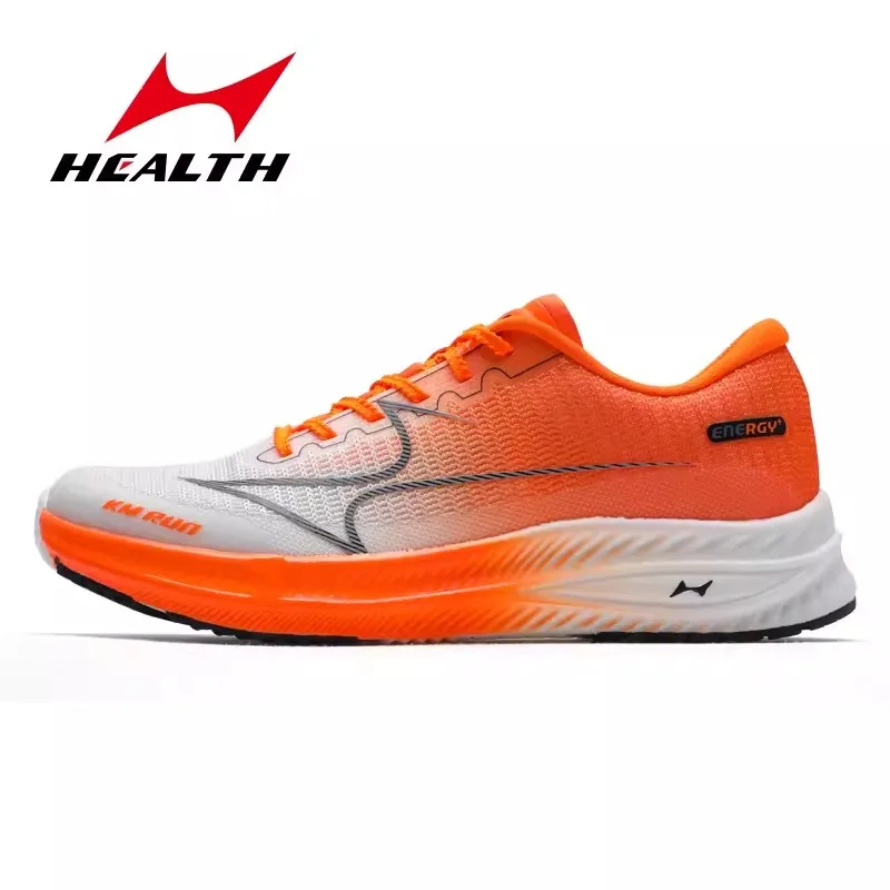 Health Speed Competetion Running Sports Fitness Shoes Mesh Breathable Men Jogging Marathon Shoes Carbon Plate Racing Sneakers