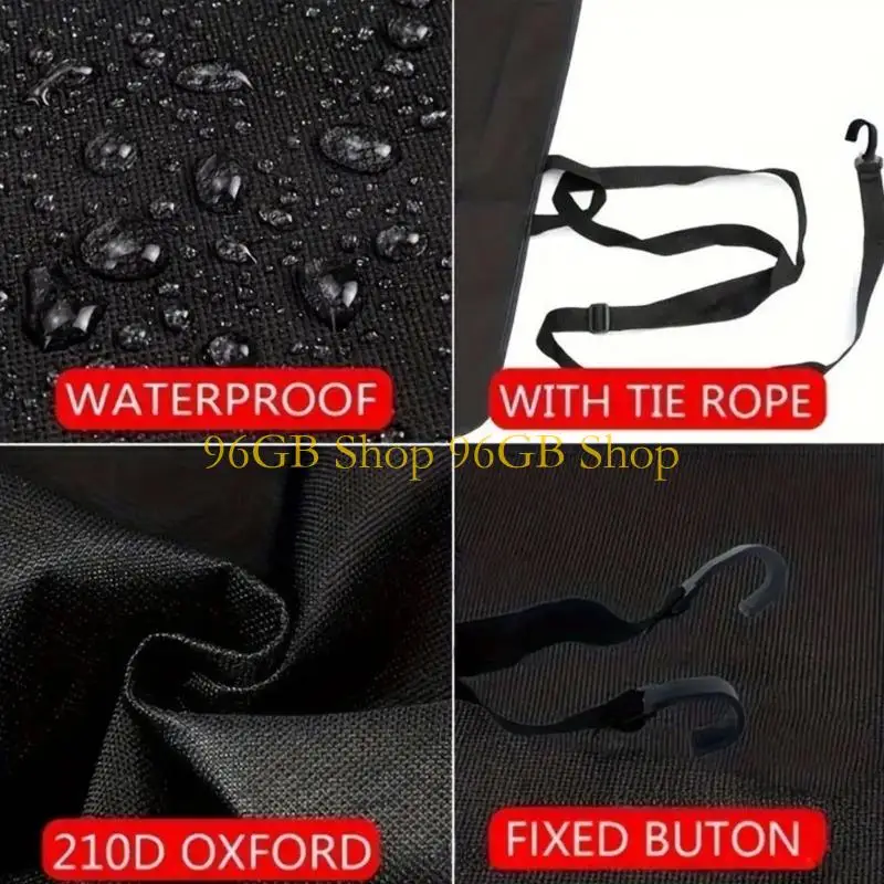 96GB Multiple Functional Car Rear Shelter Impermeable University Cloth as Shade otherwise Ground Mat