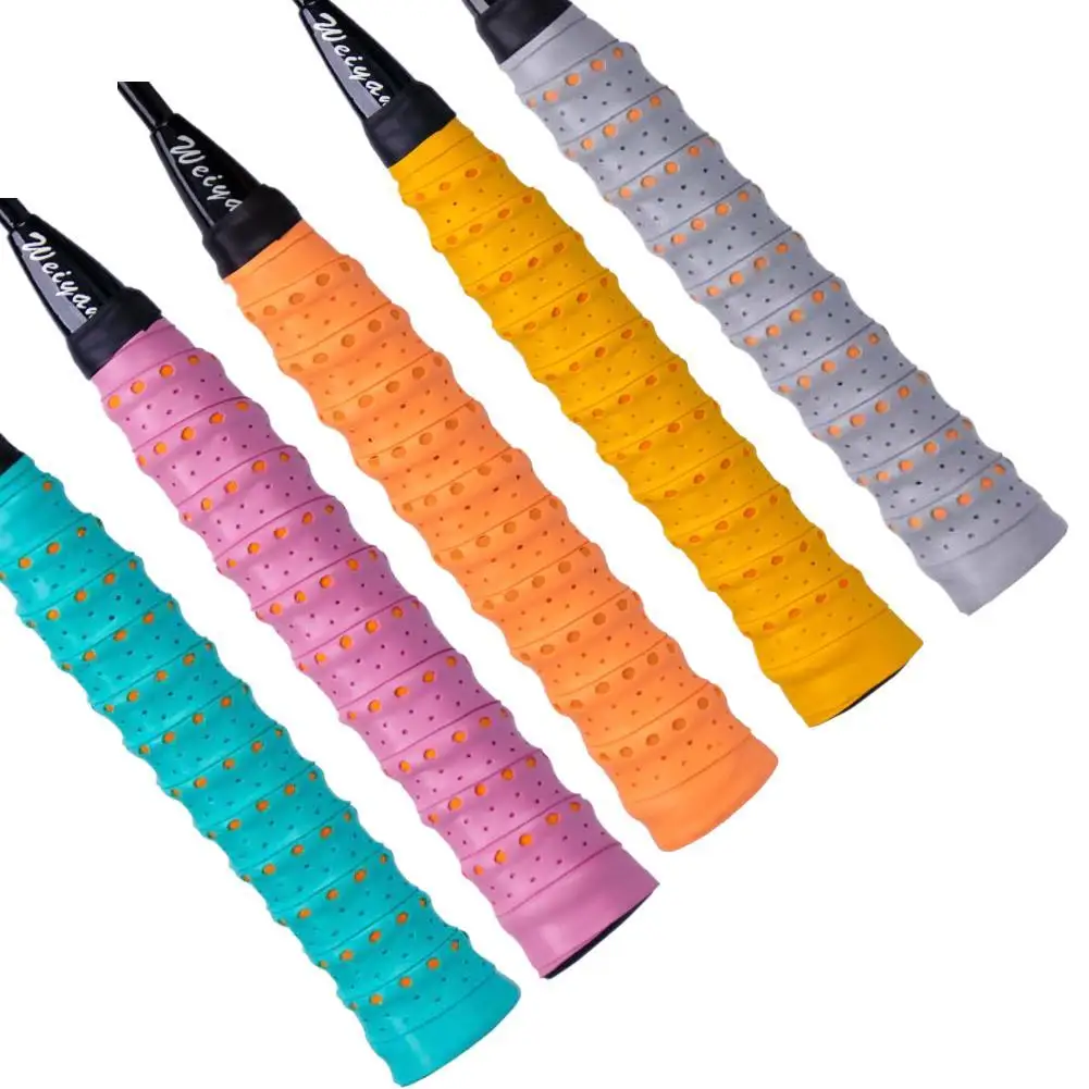 

5 шт./компл., противоскользящая спортивная лента для ручки, теннисные накладки, повязка на повязку, ручки для ракетки для бадминтона, повязка для удочек, 110 см