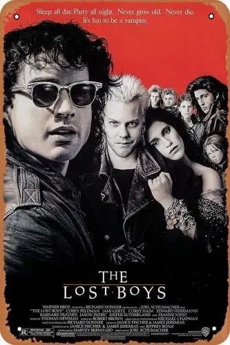 Muecddoa Metal Tin Sign 8 X 12 Inches - The Lost Boys Movie Metal Plaque Cafe, Bar, Home Wall Decor
