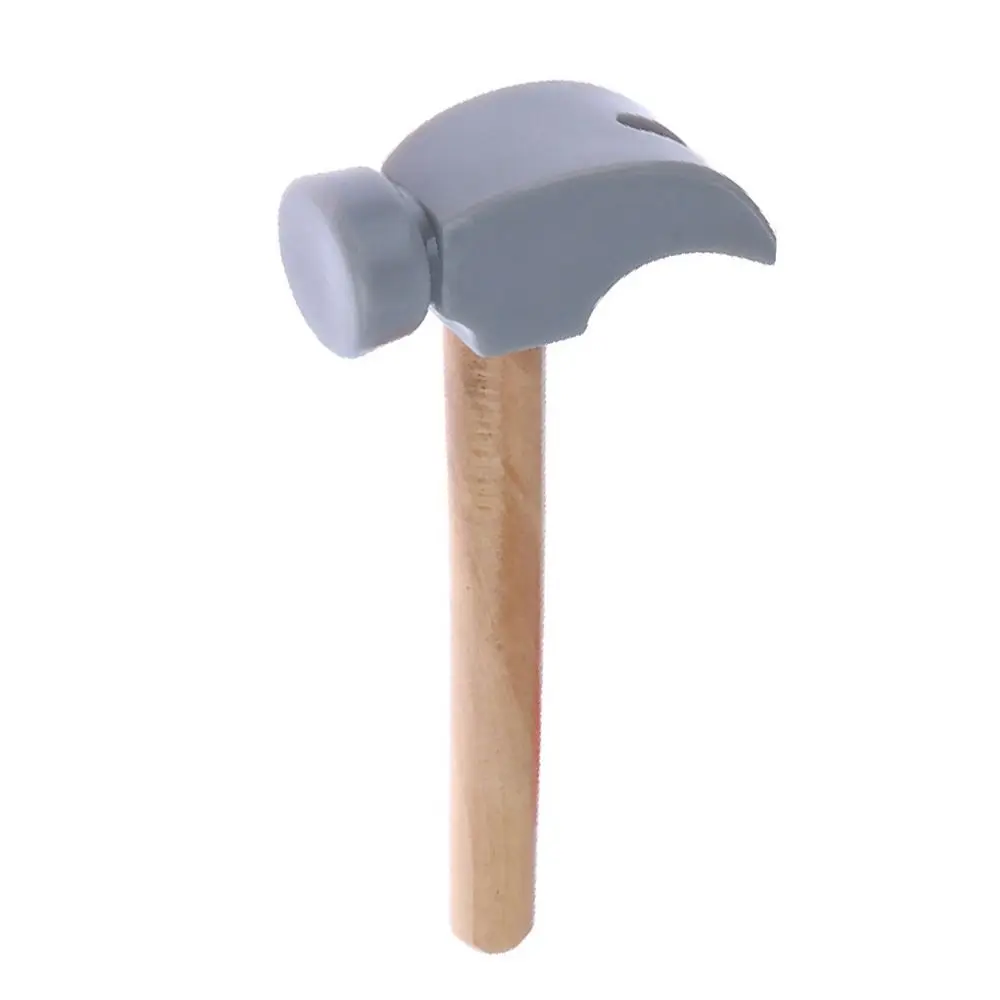 Herramienta de madera de alta calidad, martillo de simulación de juguete, herramientas de mantenimiento, martillo de garra, martillo de juguete para niños