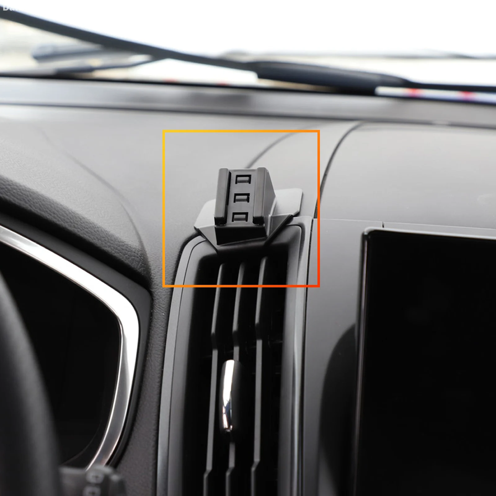 Designed for Ford Edge 2015-2022 2023 2024 Phone Holder Car Magnetic Mount Smart Sensing Wireless Charging One-Touch Release