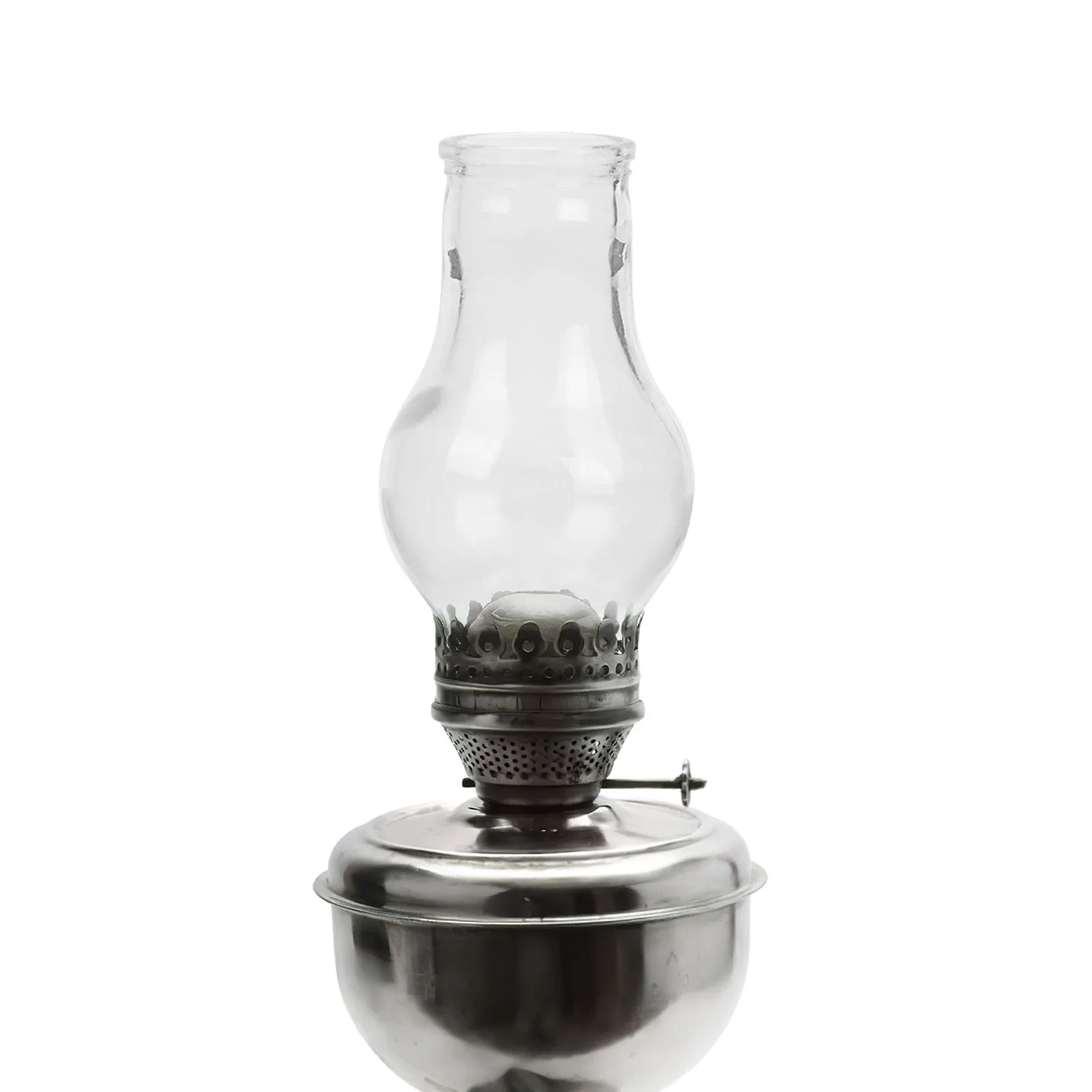 Clear Glass Oil Lamp Shade Windproof Thickened Design High Temperature Resistant for Lamp Replacement Part