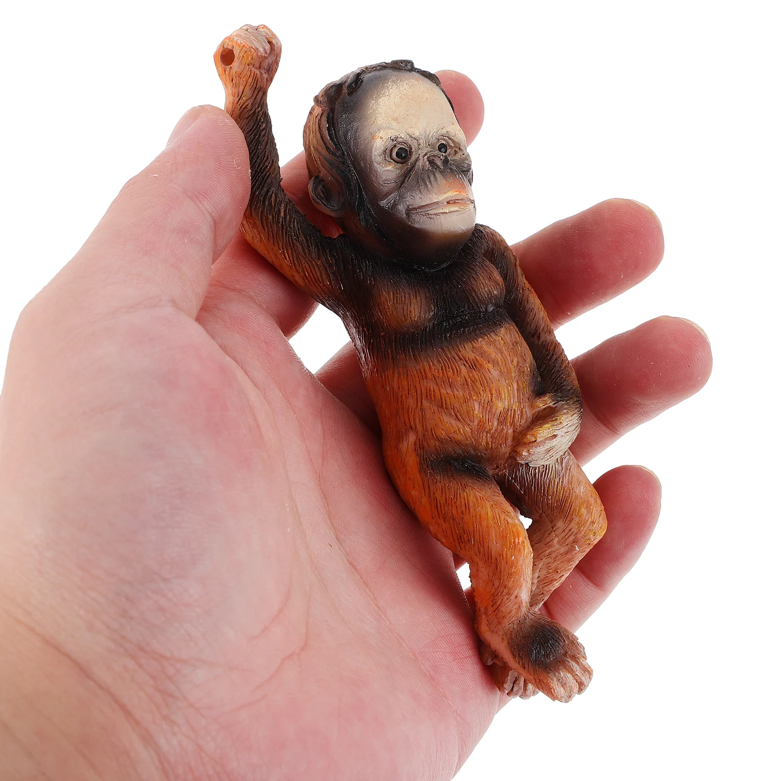 

Resin Monkey Statue Garden nament Lightweight Portable Decor Home Office Yard Animal Figurine Easter Decoration
