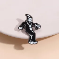 Circus Perform Enamel Pin Dramatic Comical Humor Clown Metal Badge Brooch Backpack Lapel Halloween Jewelry Wholesale