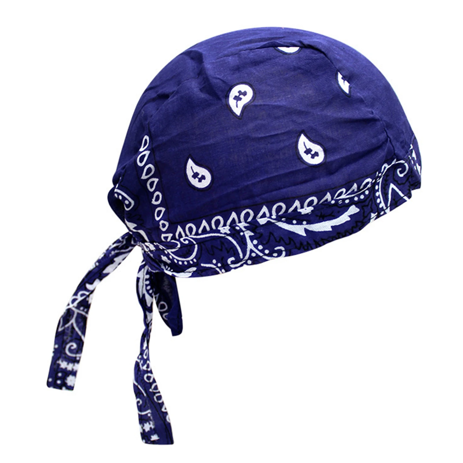 Cotton Cycling Bandana Cap Quick Dry Breathable Skull Head Wrap Sun Protection Sports Beanie for Outdoor Riding Unisex