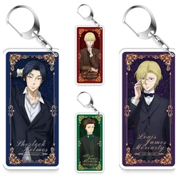 6CM Anime MORIARTY THE PATRIOT Acrylic Keychain Model Cosplay Charm Characters Ornament Accessories Goods Collection Gifts