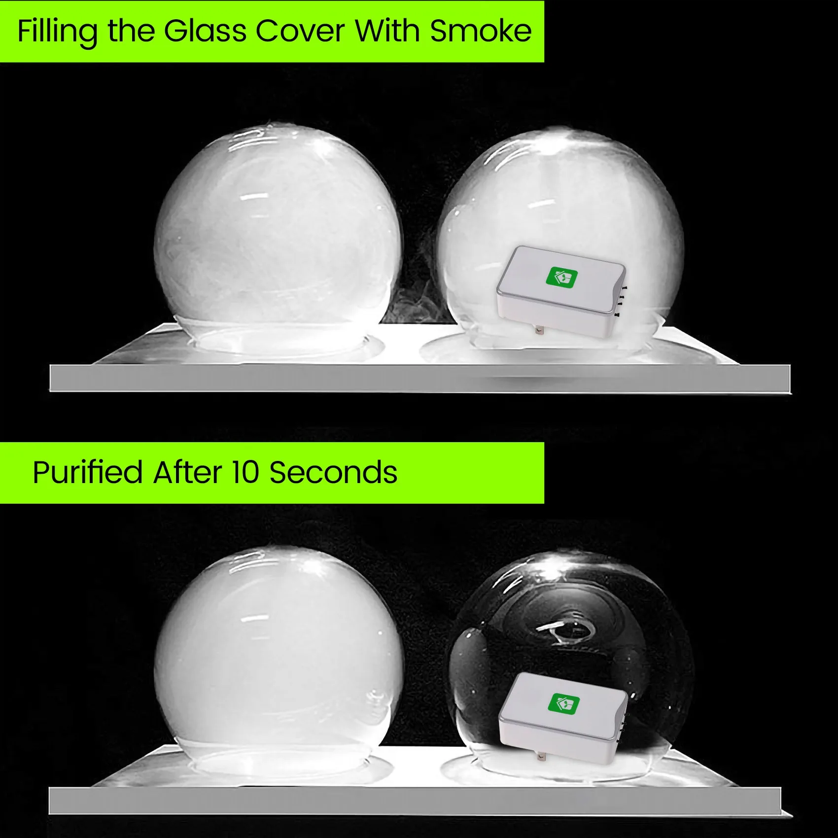 

B02C-Negative Generator Pluggable Air Purifier With Highest Output - Up To 32 Million Negative Ions/Sec, 3 Pack US Plug