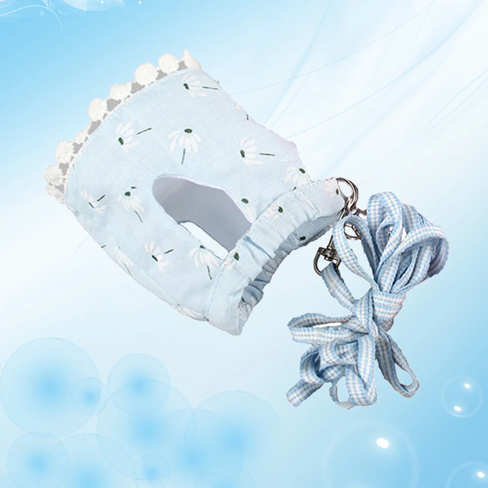 

Adjustable Small Pet Harness Traction Rope For Rabbit Kitten Puppy Squirrel Hedgehog Chinchilla Full Coverage Chest Strap